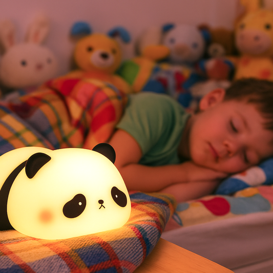 Pandazzle - Kinderfreundliches LED Nachtlicht aus weichem Silikon