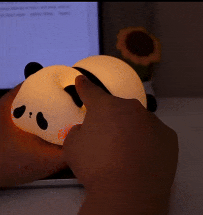 Pandazzle - Kinderfreundliches LED Nachtlicht aus weichem Silikon