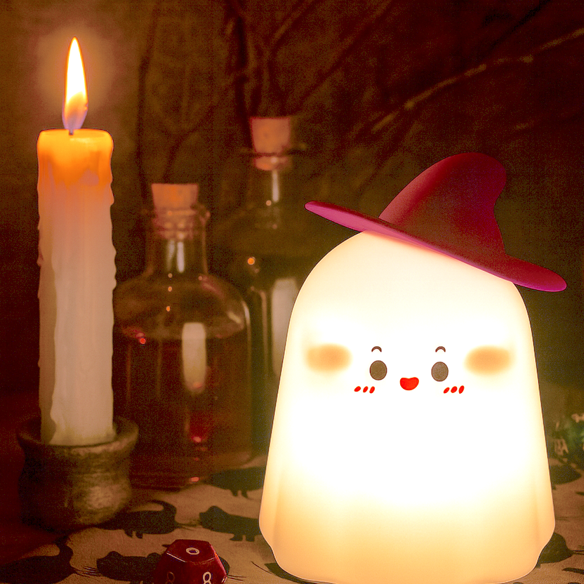 Lightmare - Geist LED Lampe, Herbstliche Halterung & Deko