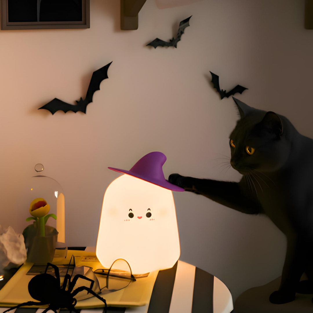 Lightmare - Geist LED Lampe, Herbstliche Halterung & Deko