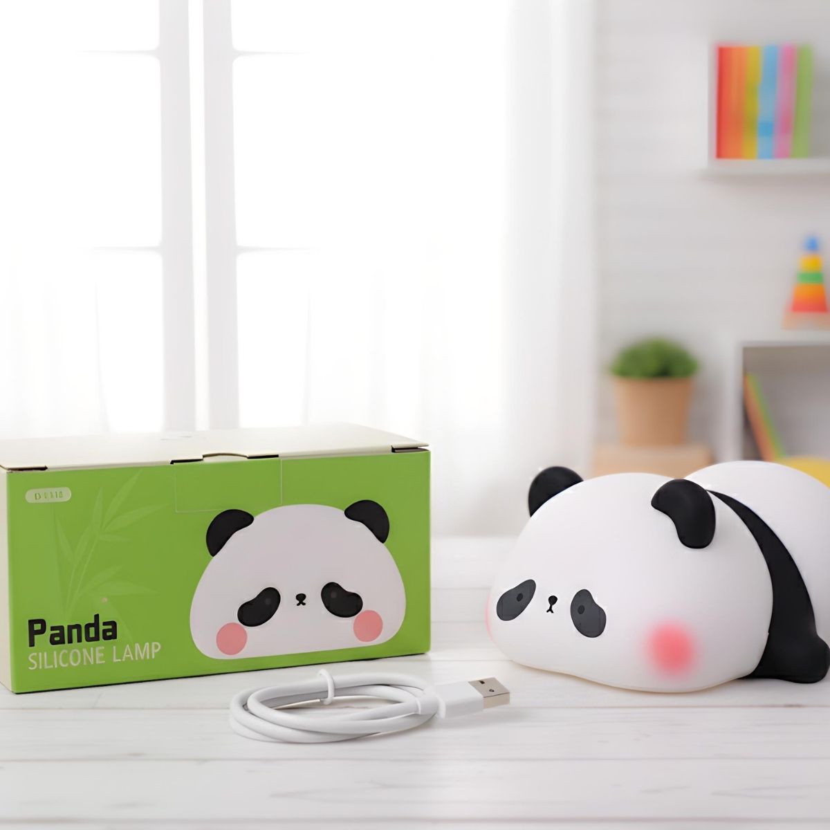 Pandazzle - Kinderfreundliches LED Nachtlicht aus weichem Silikon