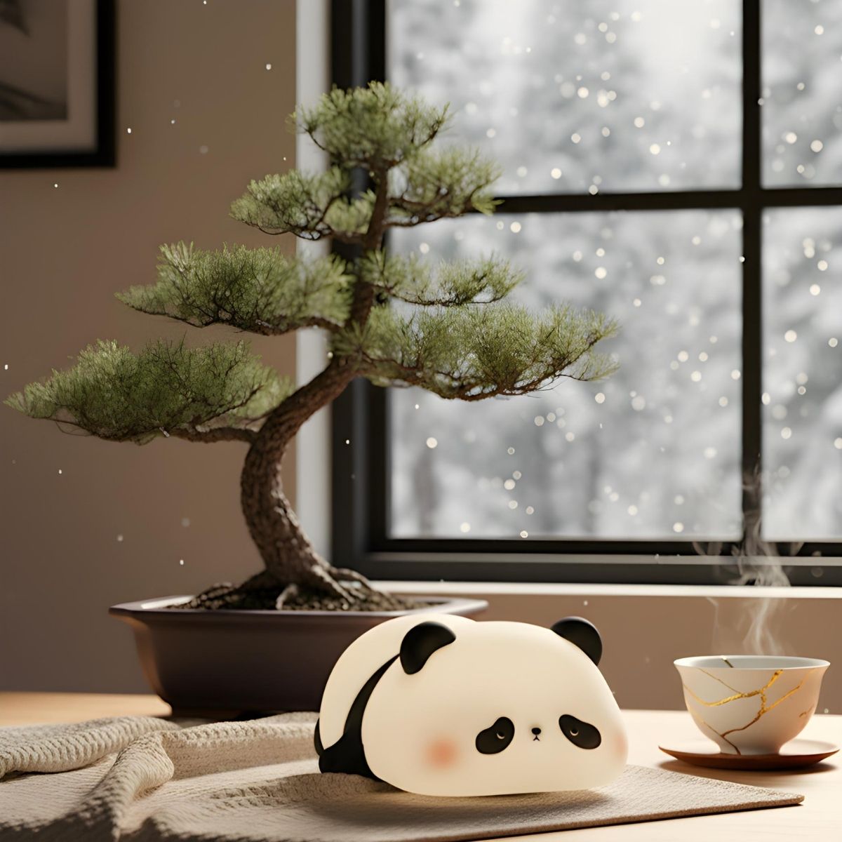 Pandazzle - Kinderfreundliches LED Nachtlicht aus weichem Silikon