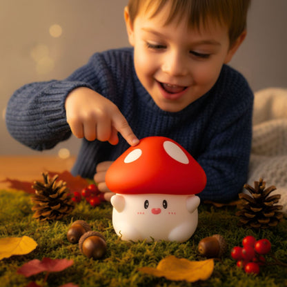 Shroomi - Freundliche LED Pilz-Lampe für den Herbst, süß & weich