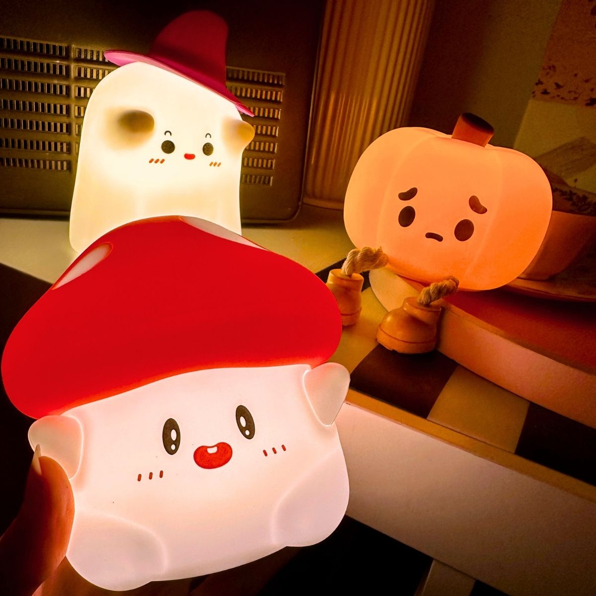 Shroomi - Freundliche LED Pilz-Lampe für den Herbst, süß & weich