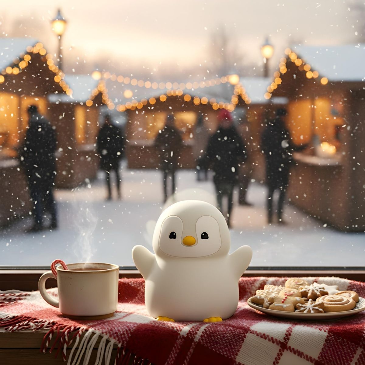 Pinglow - Aufmunterndes Kinderlicht & Winterdeko, dimmbares LED