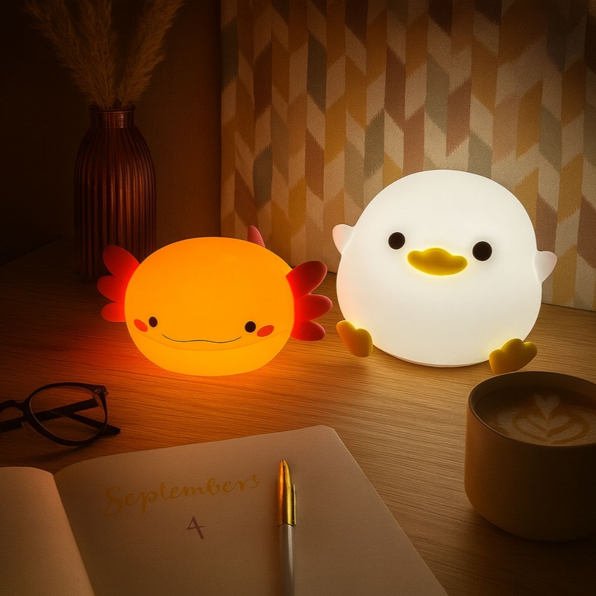 Loomilotl - Stimmungslicht zur Entspannung, Lampe mit Kawaii-Faktor