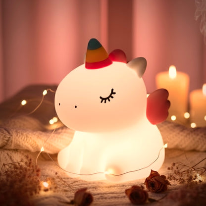 Fairycorn - Einhorn Nachtlicht LED, Geschenkidee für Mädchen