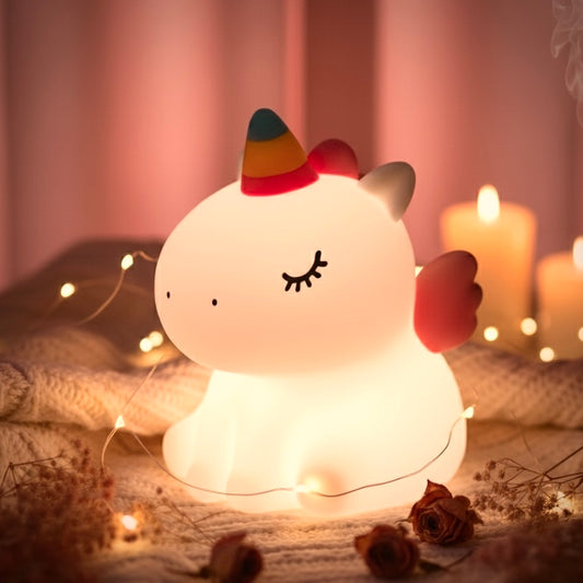 Fairycorn - Einhorn Nachtlicht LED, Geschenkidee für Mädchen