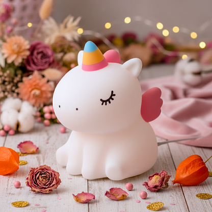 Fairycorn - Einhorn Nachtlicht LED, Geschenkidee für Mädchen