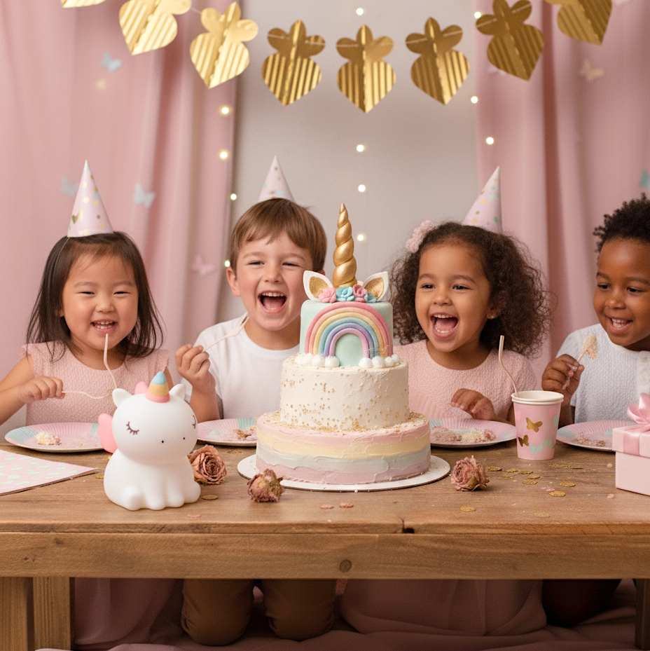 Fairycorn - Einhorn Nachtlicht LED, Geschenkidee für Mädchen