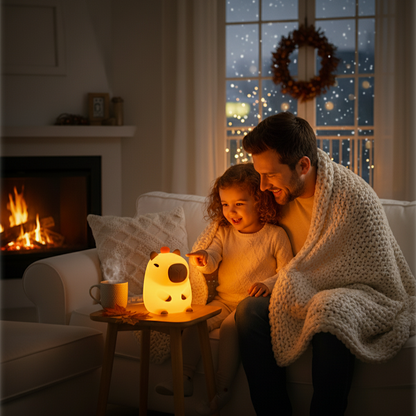 Glowpybara - Warmes LED Stimmungslicht mit Capybara-Design