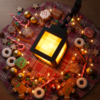 CozyCraft - 3D gedruckte LED Lampe, Hänge-Laterne für Gaming Vibes
