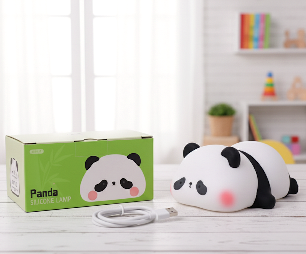 Pandazzle - Kinderfreundliches LED Nachtlicht aus weichem Silikon