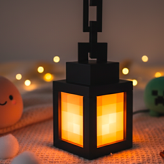 CozyCraft - 3D gedruckte LED Lampe, Hänge-Laterne für Gaming Vibes