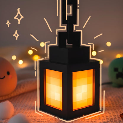 CozyCraft - 3D gedruckte LED Lampe, Hänge-Laterne für Gaming Vibes