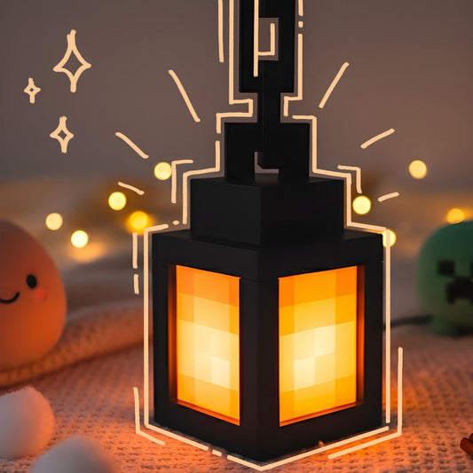 CozyCraft - 3D gedruckte LED Lampe, Hänge-Laterne für Gaming Vibes