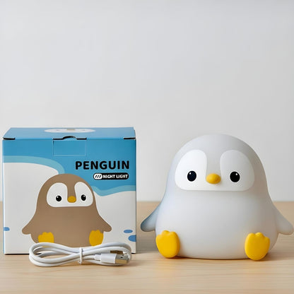 Waddles - Pinguin LED Nachtlicht, warmweiß & kuschelig für den Winter
